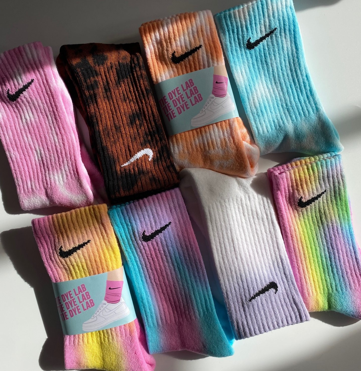 Tye dye nike socks best sale