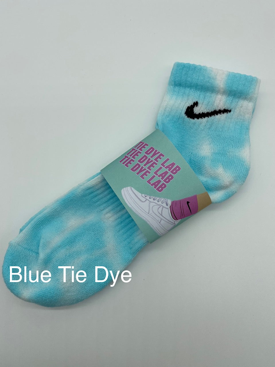 Nike Blue Tie Dye Ankle Sock