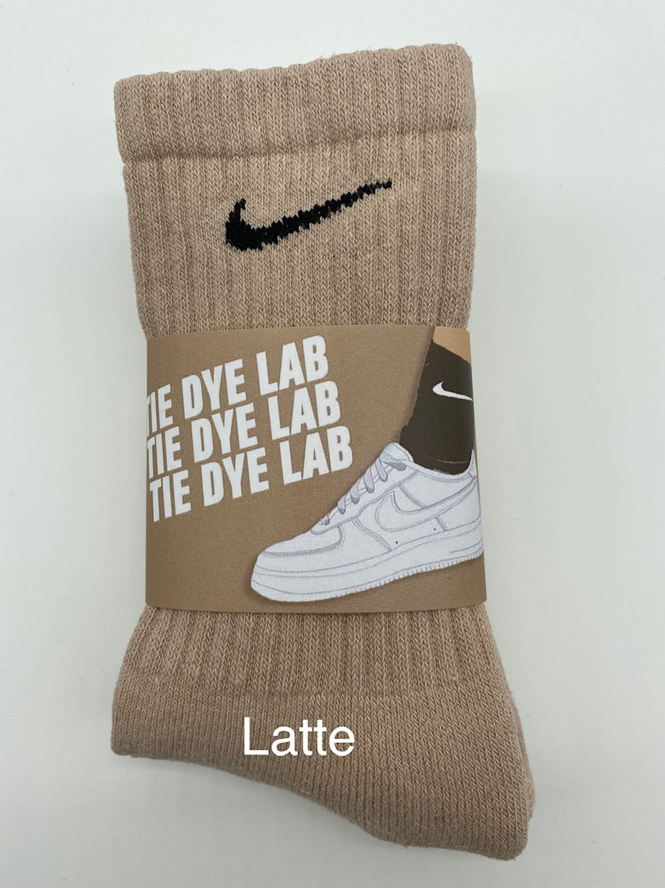 Nike Tie Dye Latte Crew Sock