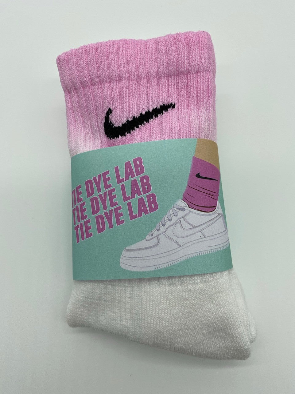 Pink Dust Nike tie dye socks