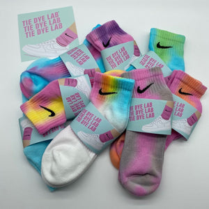 Group of Nike Ankle Tie Dye Socks