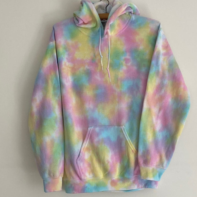 Rainbow tie dye hoodie