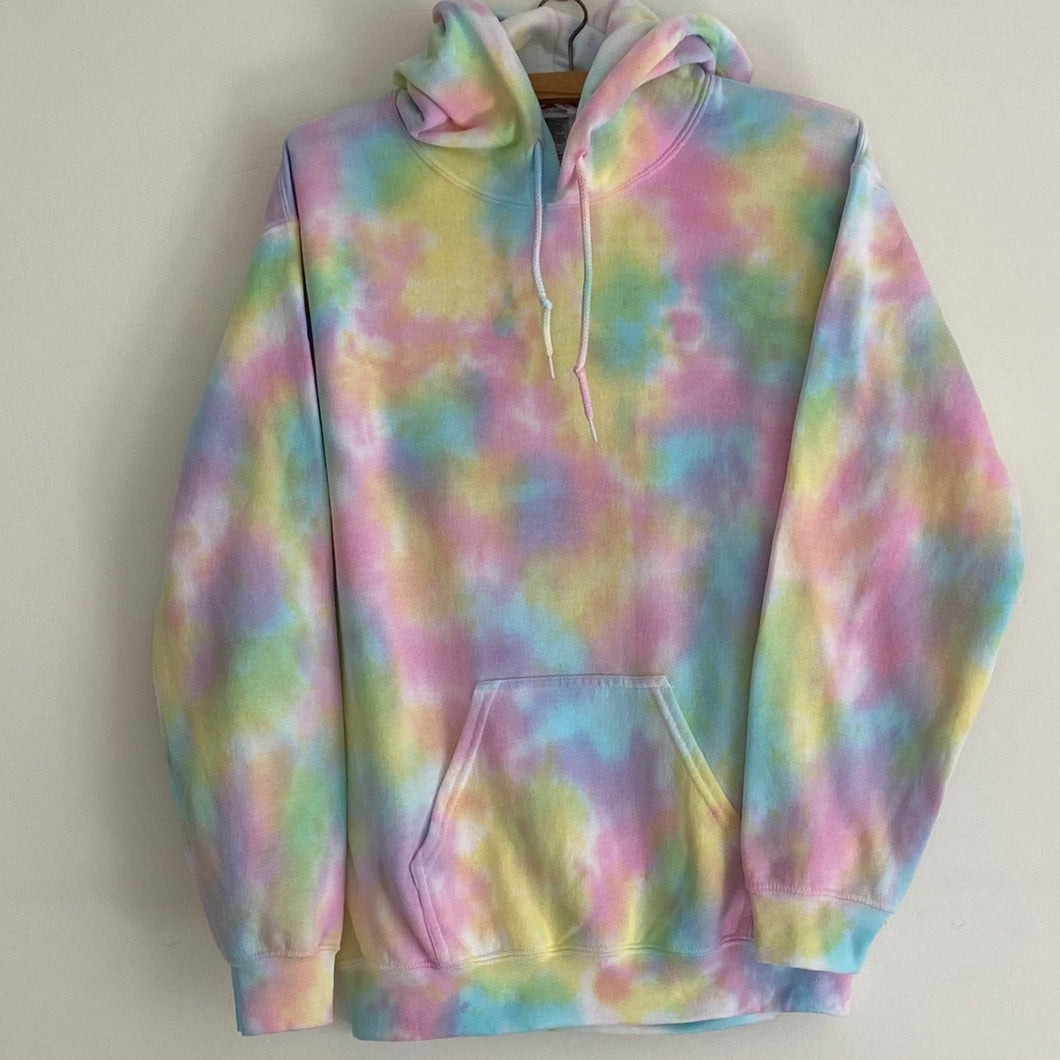 Rainbow tie dye hoodie