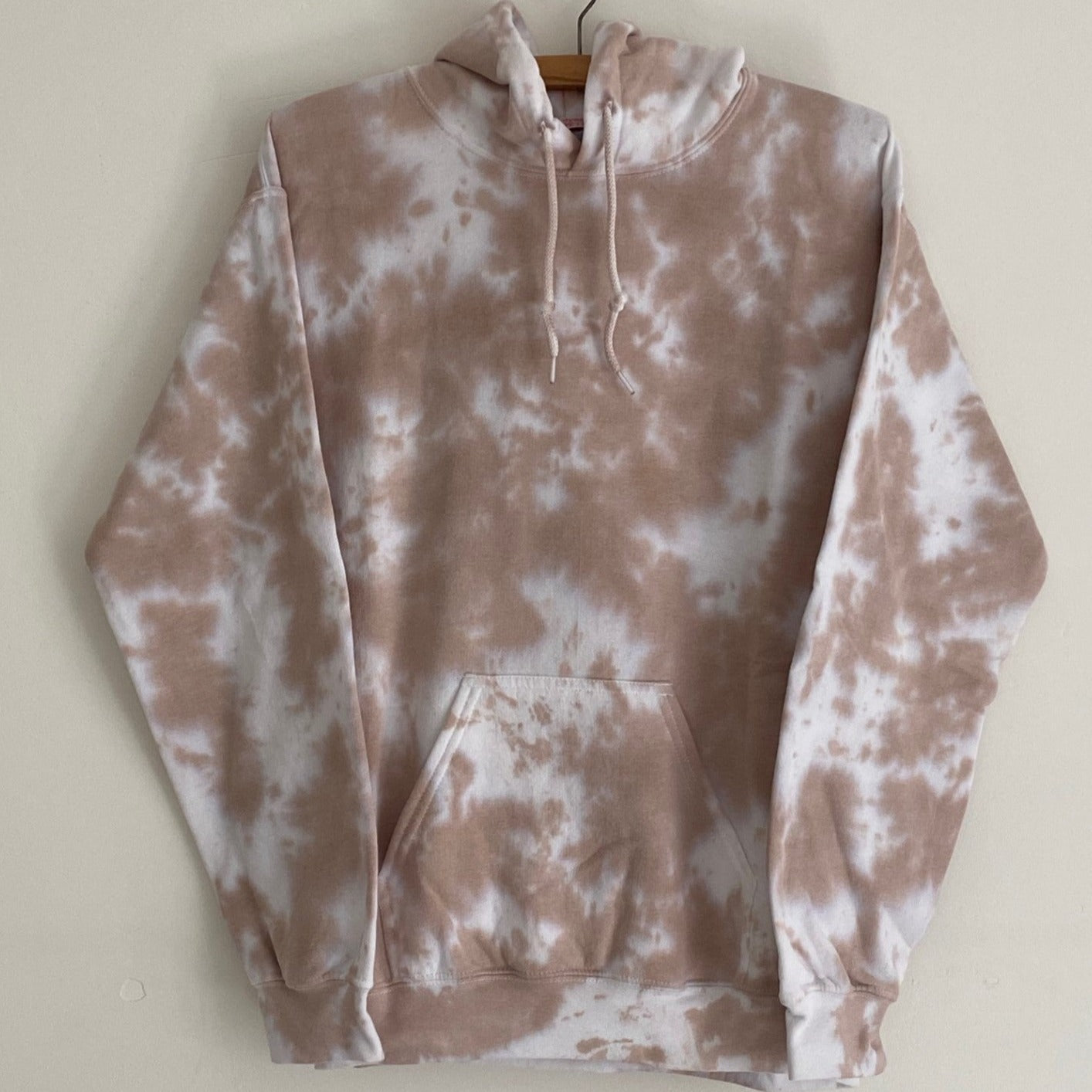 Brown tie dye hoodie