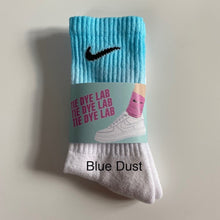 Load image into Gallery viewer, Nike Blue Dust Tie Dye Kids Socks
