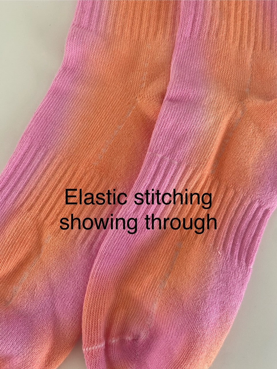 SECONDS TIE DYE SOCKS SALE - 1 PAIR