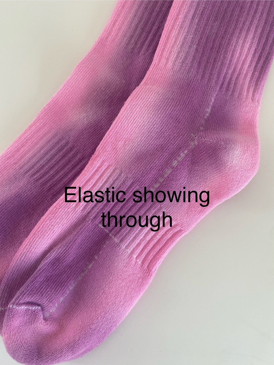 SECONDS TIE DYE SOCKS SALE - 1 PAIR