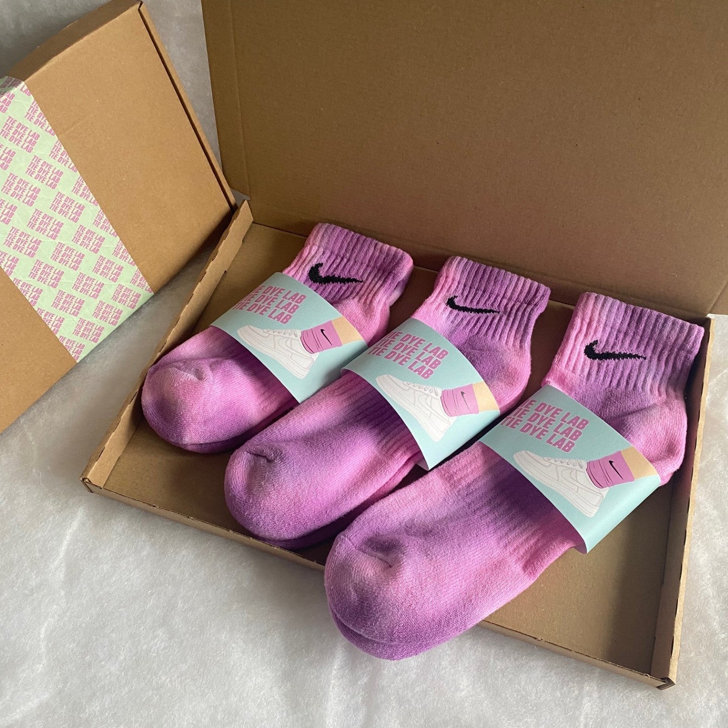 3 pairs Nike tie dye ankle socks black friday bundle deal