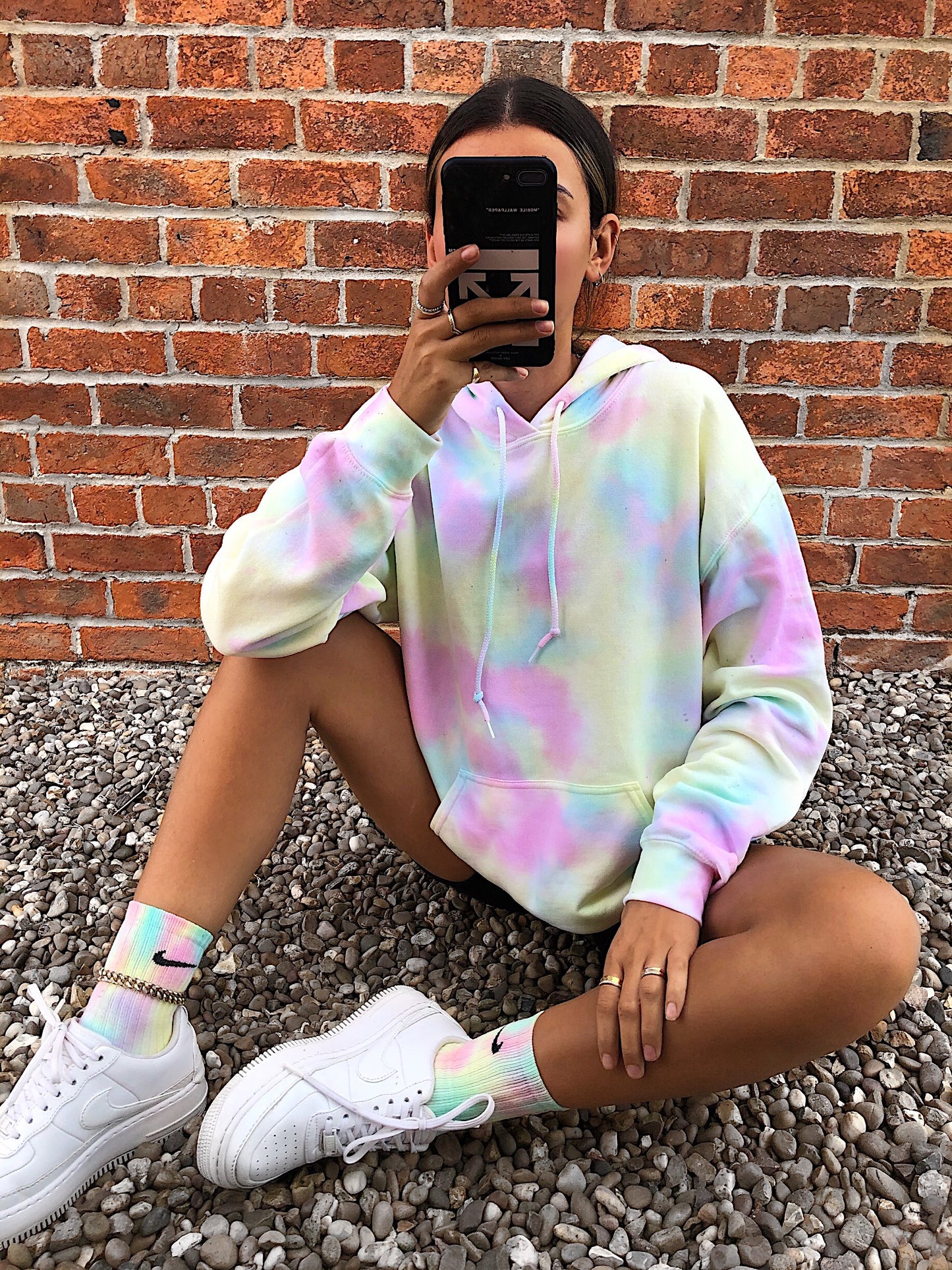 RAINBOW TIE DYE HOODIE