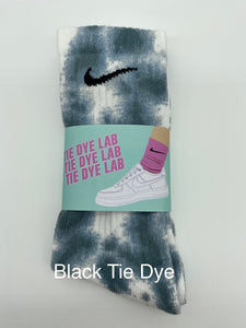 Black Tie Dye Nike Socks