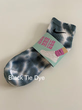Load image into Gallery viewer, Nike Black Tie Dye Ankle Sock
