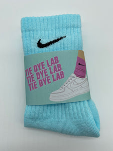 Blue Nike Tie Dye Socks