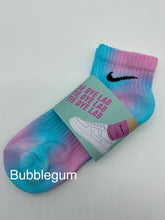 Load image into Gallery viewer, Nike Bubblegum Tie Dye Pink Blue Ankle Sock
