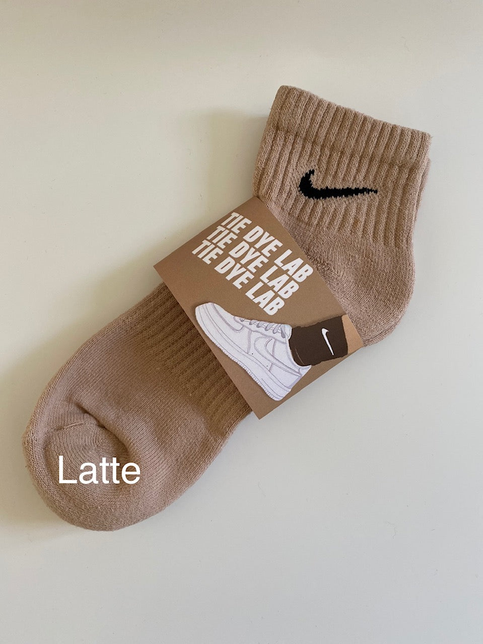 Nike Tie Dye Latte Ankle Sock