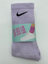 Load image into Gallery viewer, Nike Lilac Tie Dye Socks
