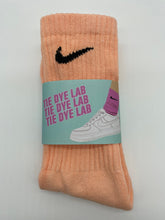 Load image into Gallery viewer, Nike Orange Tie Dye Kids Socks
