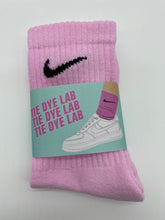 Load image into Gallery viewer, Nike Pink Tie Dye Kids Socks
