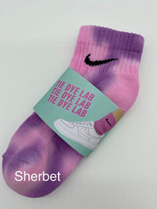 Nike Sherbet Tie Dye Pink Purple Ankle Sock