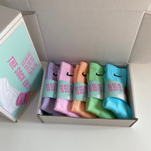 Load image into Gallery viewer, Tie Dye Nike Socks Solid Colour Collection Box
