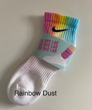 Load image into Gallery viewer, Nike Rainbow Dust tie dye ankle socks
